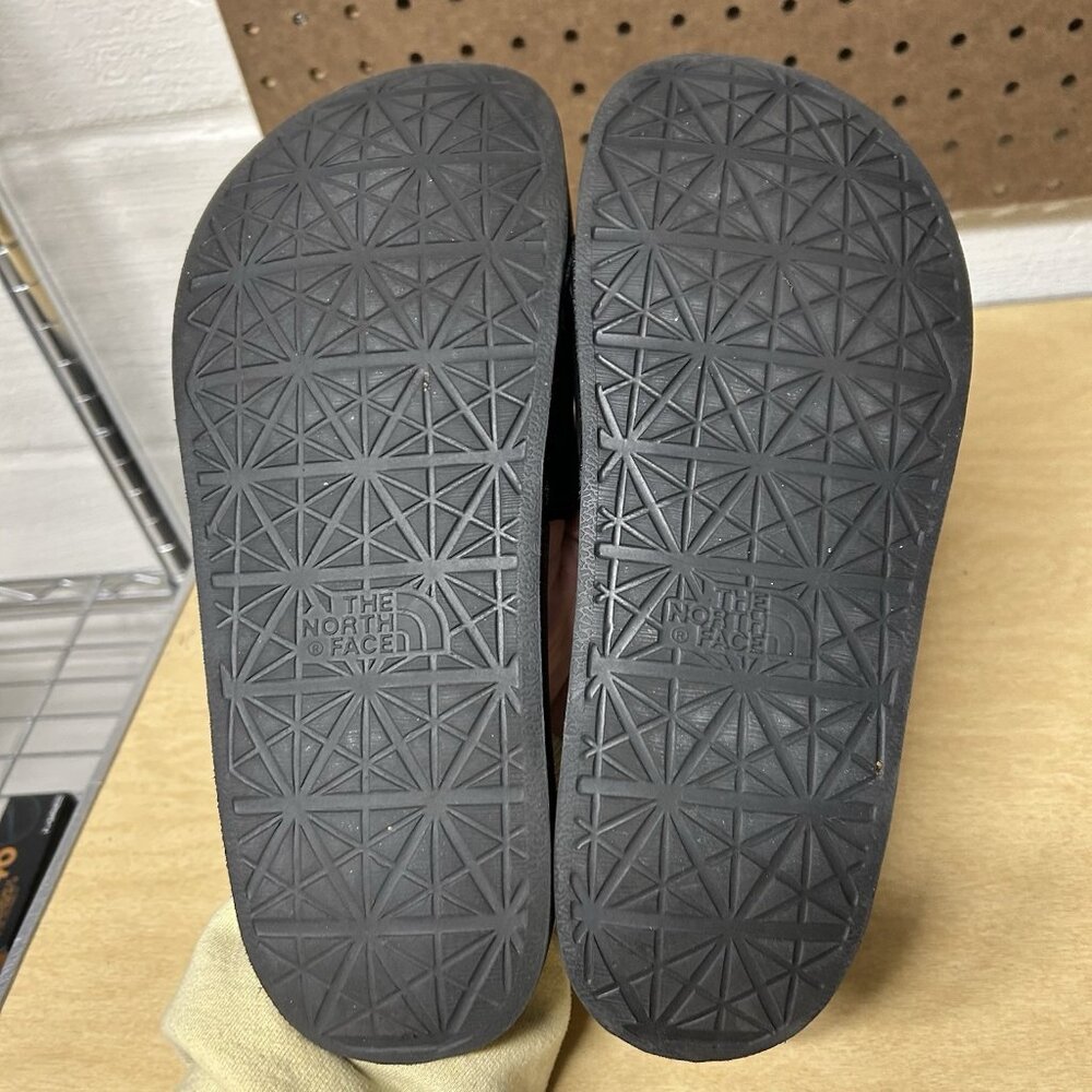 The North Face Base Camp TNF Black White Slides Slip-On Sandals Shoes Women's 10 - Picture 8 of 9